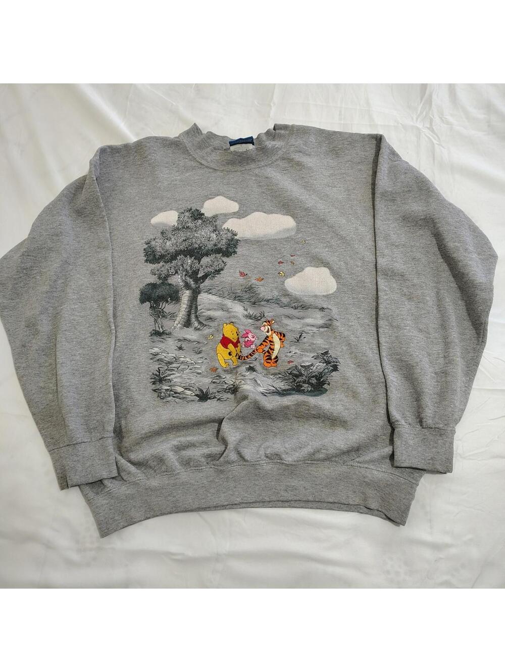 Vintage Disney Winnie the Pooh Sweatshirt Women's Size Large
